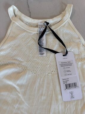 Varley Cream Lightweight, NWT Ribbed Monterey workout Tank sz S